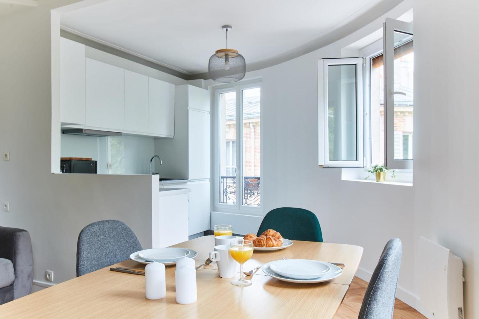 פריז Montmartre - 1Br - Cityapartmentstay מראה חיצוני תמונה
